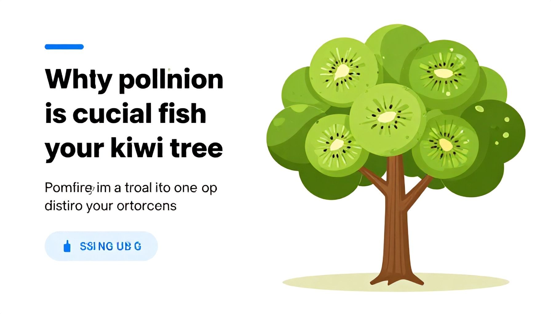 Le Kiwi : Cultivez Votre Propre Arbre Fruitier 3 Pourquoi la pollinisation est cruciale pour votre arbre du kiwi