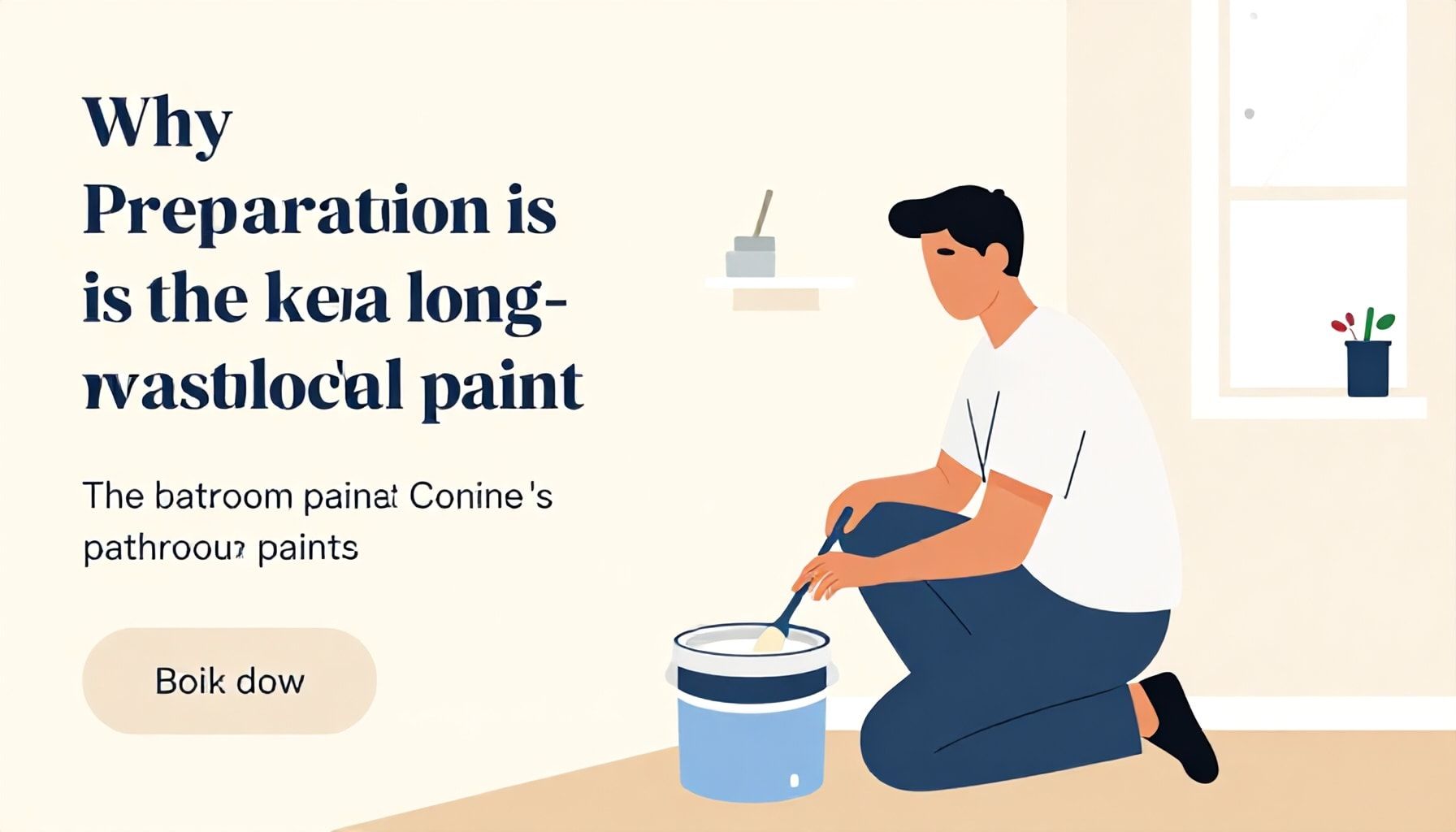 Pourquoi la préparation est la clé d'une peinture durable