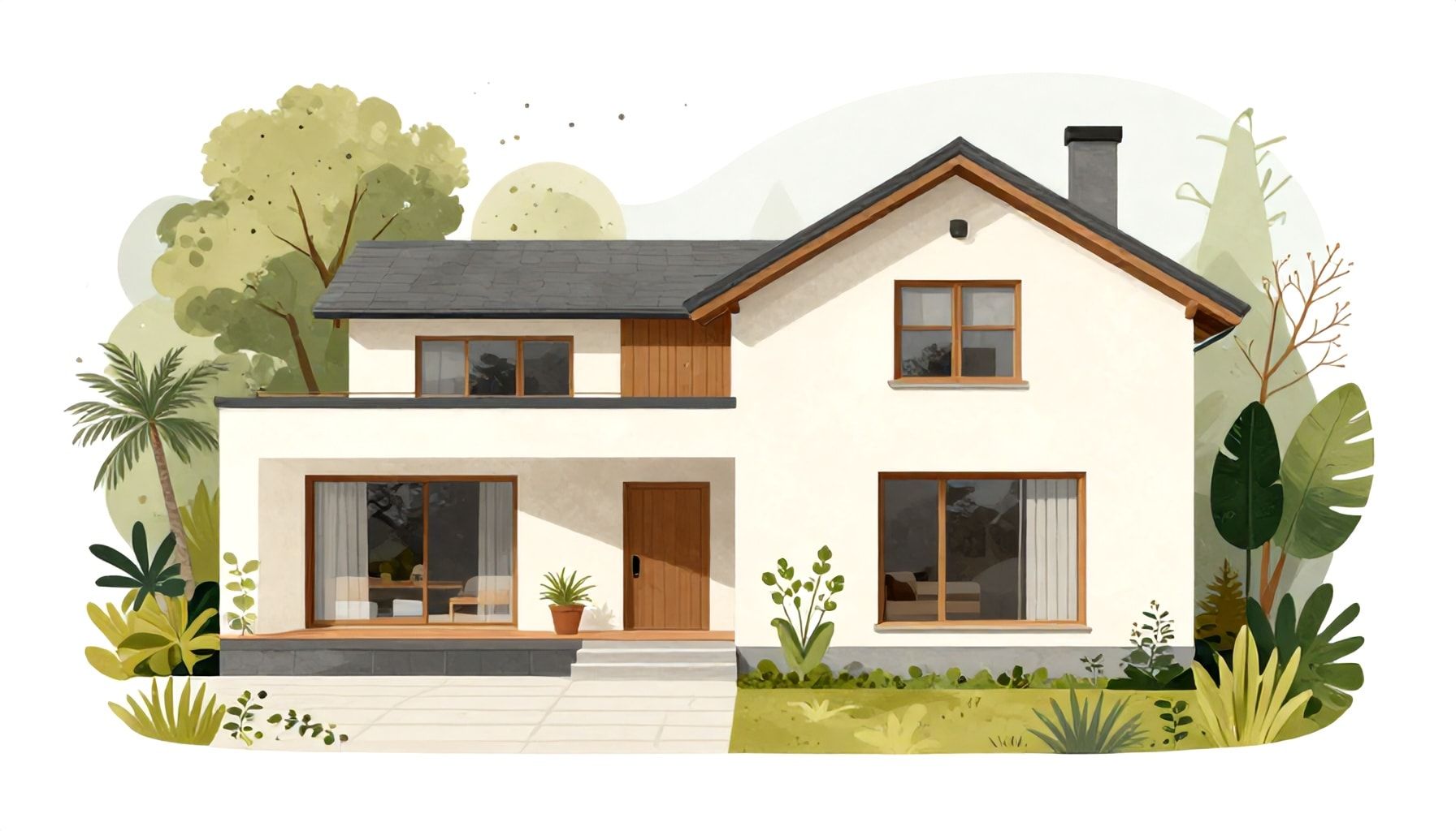 Découvrez le charme intemporel de la maison moderne 2 Pourquoi les matériaux naturels dominent dans la maison moderne