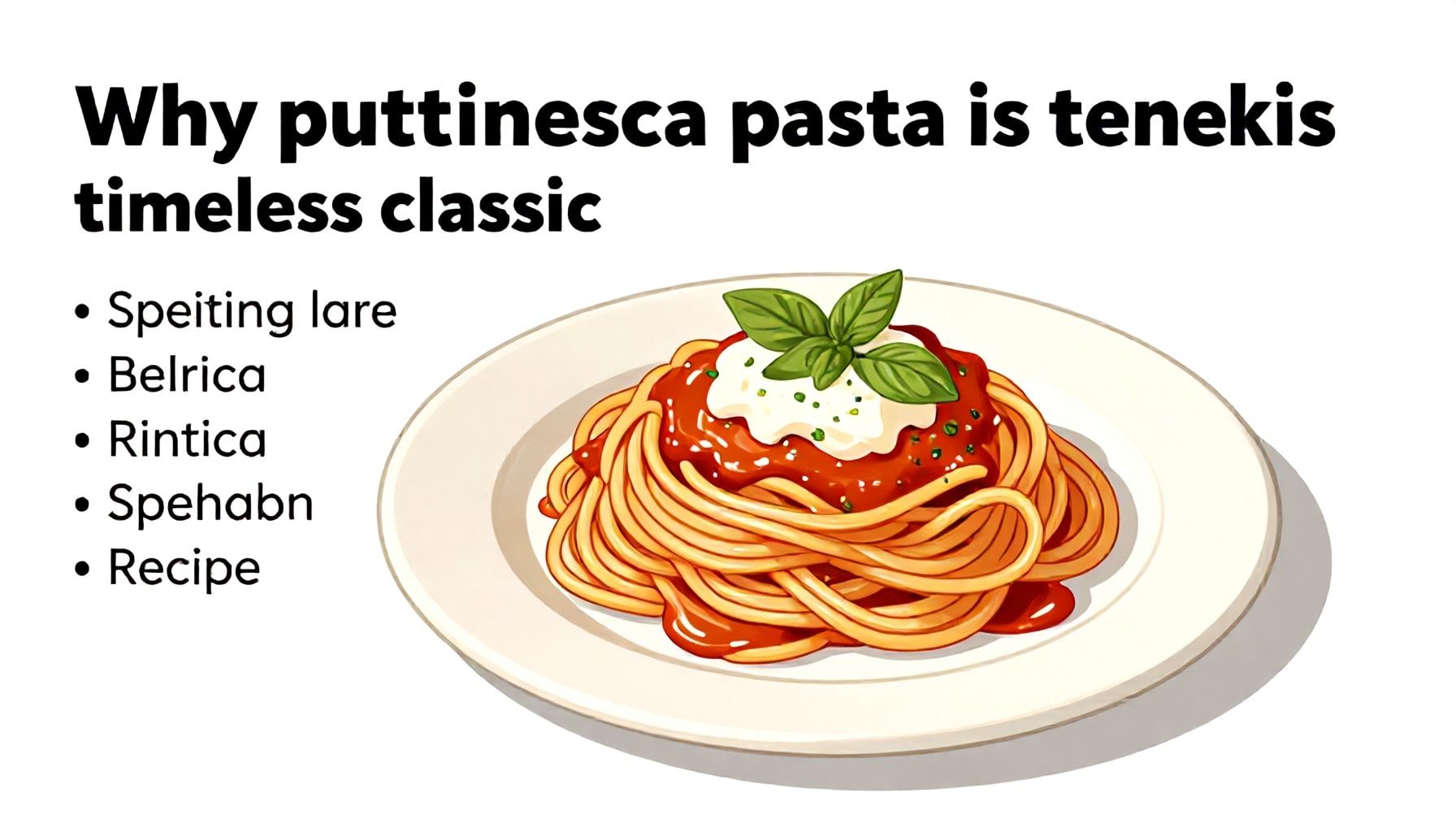 Découvrez des recettes de pâtes rapides et délicieuses 3 Pourquoi les pâtes à la puttanesca sont un classique intemporel