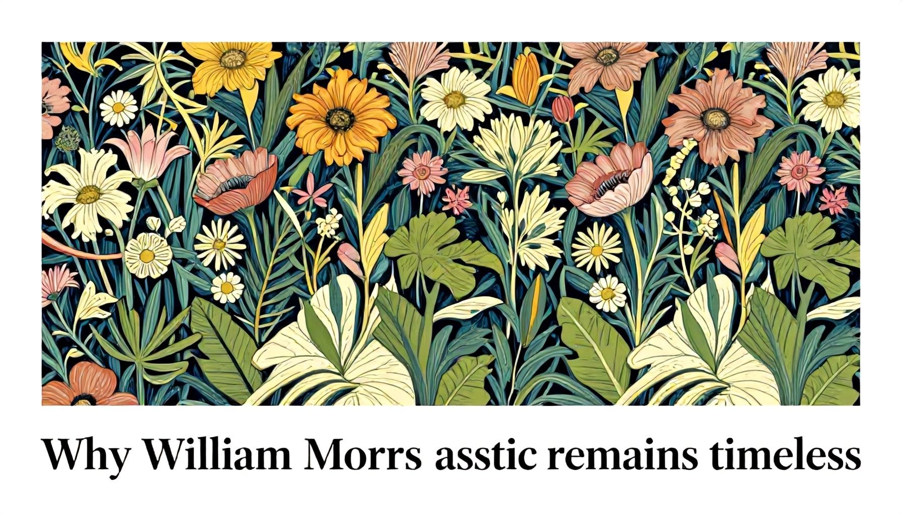 William Morris : L'héritage d'un pionnier du design 3 Pourquoi l'esthétique de William Morris reste intemporelle