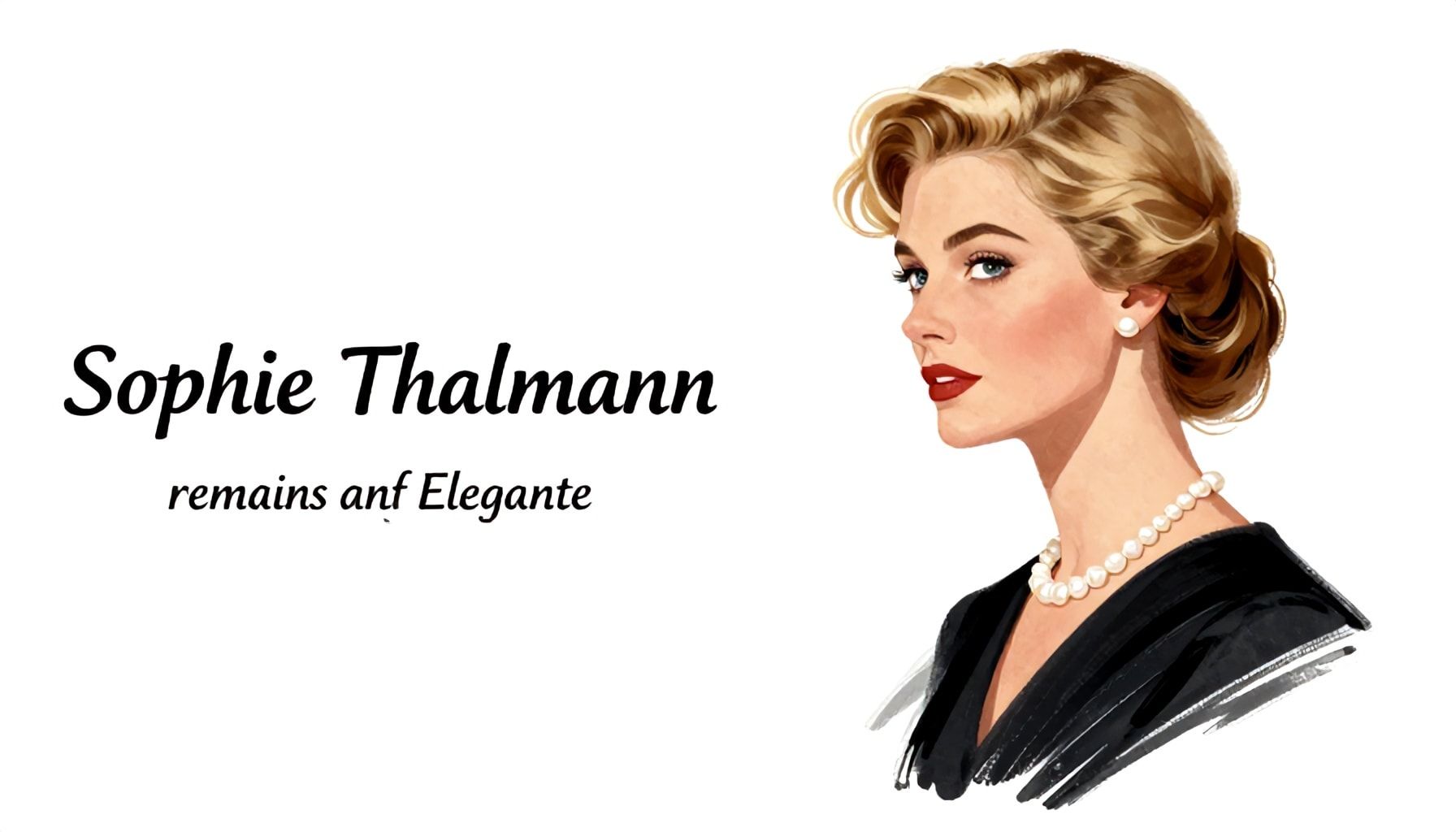 Pourquoi Sophie Thalmann reste une icône de l'élégance