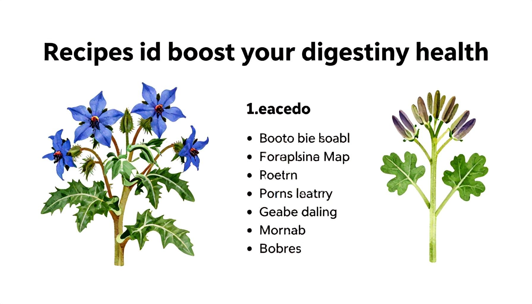 Découvrez les bienfaits de la bourrache 5 Recettes simples à base de bourrache pour booster votre santé digestive