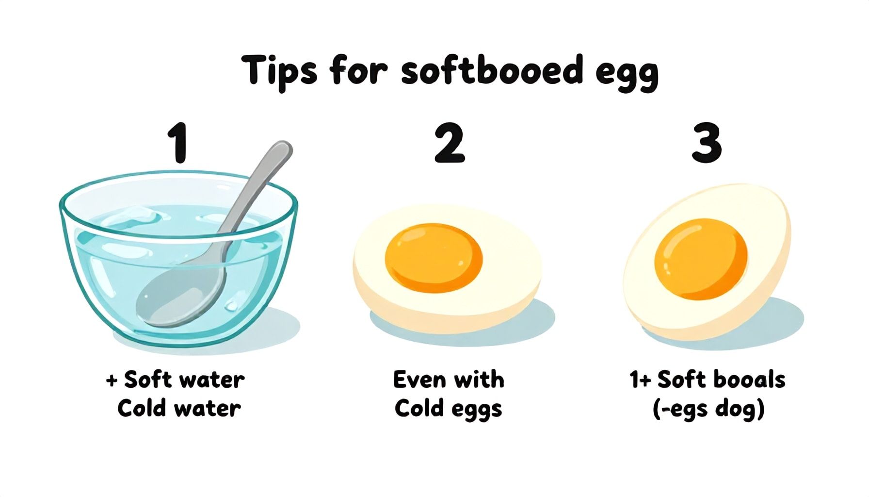 Maîtrisez le temps parfait des œufs à la coque 4 Trois astuces pour des œufs à la coque parfaits même avec de l'eau froide