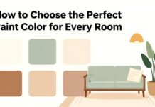 Comment choisir la couleur de peinture parfaite pour chaque pièce
