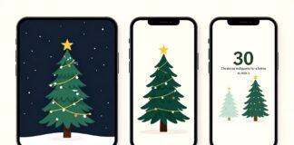 30 fonds d’écran Noël gratuits pour un smartphone festif en 2024