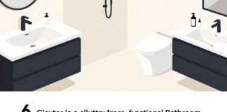 6 astuces pour une salle de bain fonctionnelle et sans désordre